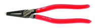 Straight Internal Retaining Ring Pliers 1.5 - 4" Ring Range .090" Tip Diameter with Soft Grips - USA Tool & Supply