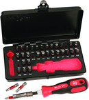 34PC SQ/TX/HEX IMPACT BIT SET - USA Tool & Supply