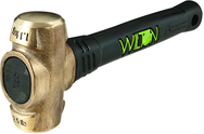 2 -1/2 lb Head, 12" B.A.S.H® Brass Hammer - USA Tool & Supply