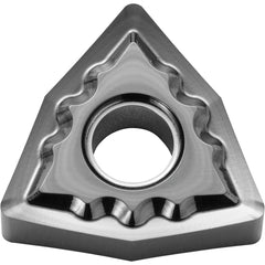 WNGG 431 AH KW10, 1/64″ Corner Radius, 3/16″ Thick, 1/2″ Inscribed Circle, WC/Co, Trigon, Turning Indexable Insert - Exact Industrial Supply