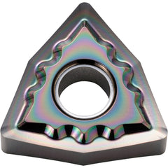 WNGG 431 AH PDL010, 1/64″ Corner Radius, 3/16″ Thick, 1/2″ Inscribed Circle, C, 80 Degree Trigon, Turning Indexable Insert