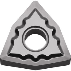 WNGG 432 TK SW05, 1/32″ Corner Radius, 3/16″ Thick, 1/2″ Inscribed Circle, WC/Co, 80 Degree Trigon, Turning Indexable Insert