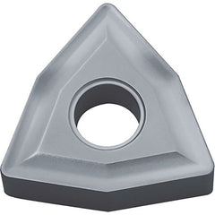 WNMG 431 TN610, 1/64″ Corner Radius, 3/16″ Thick, 1/2″ Inscribed Circle, TiCN, 80 Degree Trigon, Turning Indexable Insert