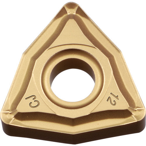 WNMG 433 CJ CA515, 3/64″ Corner Radius, 3/16″ Thick, 1/2″ Inscribed Circle, TiCnulll2O3/TiN, Trigon, Turning Indexable Insert