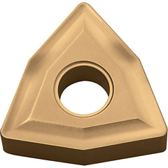 WNMG 431 PV720, 1/64″ Corner Radius, 3/16″ Thick, 1/2″ Inscribed Circle, TiCN (MEGACOAT NANO), 80 Degree Trigon, Turning Indexable Insert