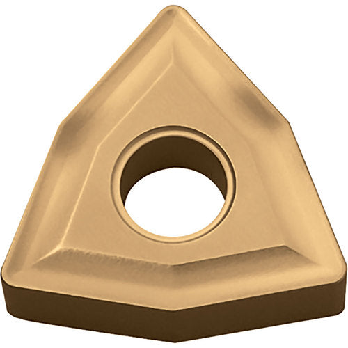 WNMG 433 CA025P, 3/64″ Corner Radius, 3/16″ Thick, 1/2″ Inscribed Circle, TiCl2O3/TiN, 80 Degree Trigon, Turning Indexable Insert