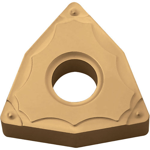 WNMG 332 GP PV90, 1/32″ Corner Radius, 3/16″ Thick, 3/8″ Inscribed Circle, TiN, 80 Degree Trigon, Turning Indexable Insert