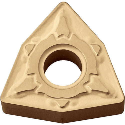 WNMG 433 GT CA025P, 3/64″ Corner Radius, 3/16″ Thick, 1/2″ Inscribed Circle, TiCl2O3/TiN, 80 Degree Trigon, Turning Indexable Insert