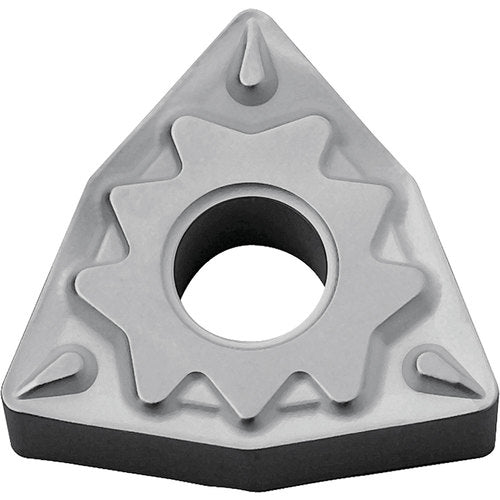 WNMG 3251 HQ TN60, 1/64″ Corner Radius, 5/32″ Thick, 3/8″ Inscribed Circle, TiCN/NbC, Trigon, Turning Indexable Insert - Exact Industrial Supply