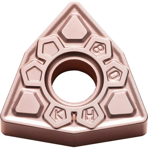 WNMG 433 KH CA310, 3/64″ Corner Radius, 3/16″ Thick, 1/2″ Inscribed Circle, TiCnulll2O3/Ti, Trigon, Turning Indexable Insert - Exact Industrial Supply
