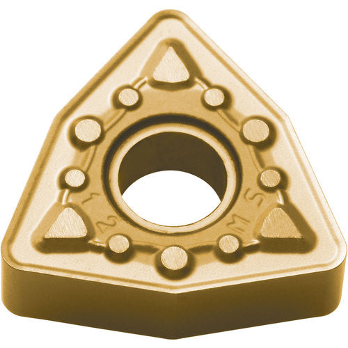 WNMG 431 MS CA6525, 1/64″ Corner Radius, 3/16″ Thick, 1/2″ Inscribed Circle, TiCnulll2O3/TiN, Trigon, Turning Indexable Insert