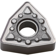 WNMG 432 MS PR015S, 1/32″ Corner Radius, 3/16″ Thick, 1/2″ Inscribed Circle, MEGACOAT HARD, Trigon, Turning Indexable Insert