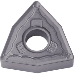WNMG 431 PG PR1535, 1/64″ Corner Radius, 3/16″ Thick, 1/2″ Inscribed Circle, MEGACOAT NANO, 80 Degree Trigon, Turning Indexable Insert