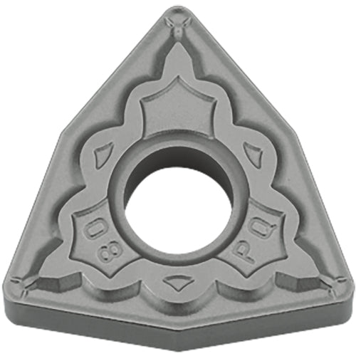 WNMG 431 PQ TN610, 1/64″ Corner Radius, 3/16″ Thick, 1/2″ Inscribed Circle, TiCN, Trigon, Turning Indexable Insert - Exact Industrial Supply