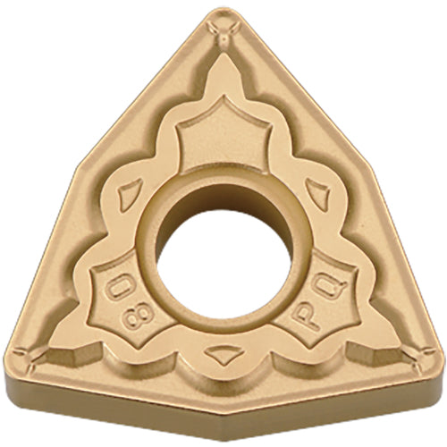 WNMG 432 PQ CA515, 1/32″ Corner Radius, 3/16″ Thick, 1/2″ Inscribed Circle, TiCnulll2O3/TiN, Trigon, Turning Indexable Insert