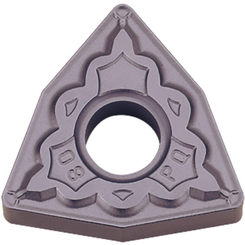 WNMG 432 PQ PV7025, 1/32″ Corner Radius, 3/16″ Thick, 1/2″ Inscribed Circle, TiCN (MEGACOAT), Trigon, Turning Indexable Insert - Exact Industrial Supply