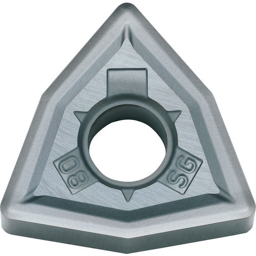 WNMG 433 SG PR1535, 3/64″ Corner Radius, 3/16″ Thick, 1/2″ Inscribed Circle, MEGACOAT NANO, 80 Degree Trigon, Turning Indexable Insert