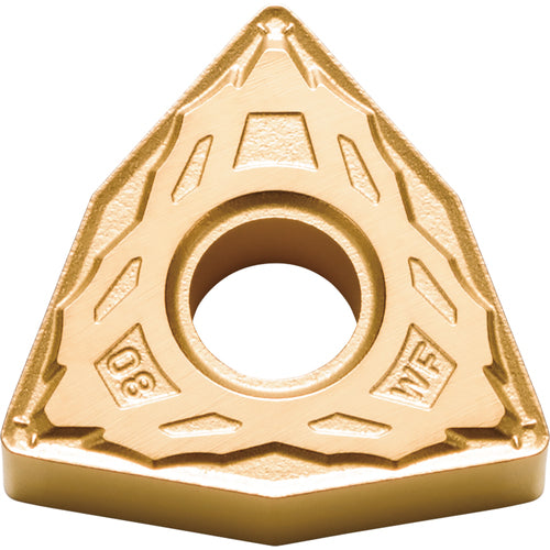 WNMG 431 WF CA510, 1/64″ Corner Radius, 3/16″ Thick, 1/2″ Inscribed Circle, TiCnulll2O3/TiN, Trigon, Turning Indexable Insert