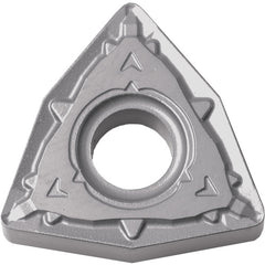 WNMG 431 WP TN610, 1/64″ Corner Radius, 3/16″ Thick, 1/2″ Inscribed Circle, TiCN, Trigon, Turning Indexable Insert - Exact Industrial Supply