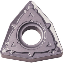 WNMG 431 WP PV7025, 1/64″ Corner Radius, 3/16″ Thick, 1/2″ Inscribed Circle, TiCN (MEGACOAT), Trigon, Turning Indexable Insert - Exact Industrial Supply