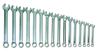 16 Piece Supercombo Wrench Set - High Polish Chrome Finish SAE; 1-5/16 - 2-1/2"; Tools Only - USA Tool & Supply
