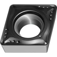 CCMT 431 T|Single-sided WSM20S, 1/64″ Corner Radius, 3/16″ Thick, 1/2″ Inscribed Circle, 80° Diamond, Turning Indexable Insert - USA Tool & Supply