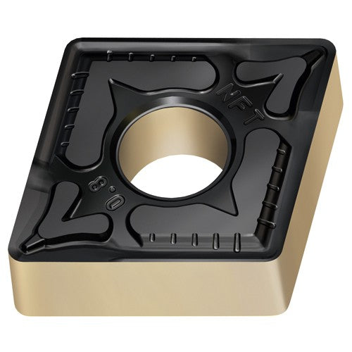 CNMG 432 Double-sided|G WS10, 1/32″ Corner Radius, 3/16″ Thick, 1/2″ Inscribed Circle, 80° Diamond, Turning Indexable Insert - USA Tool & Supply