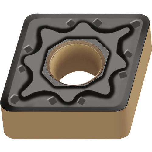 CNMG 432 Double-sided|G WAM20, 1/32″ Corner Radius, 3/16″ Thick, 1/2″ Inscribed Circle, 80° Diamond, Turning Indexable Insert - USA Tool & Supply