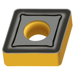 CNMG 433 Double-sided|G WAK20, 3/64″ Corner Radius, 3/16″ Thick, 1/2″ Inscribed Circle, 80° Diamond, Turning Indexable Insert - USA Tool & Supply