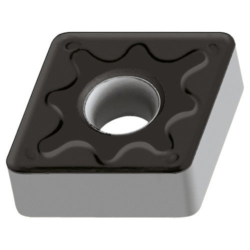 CNMG 433 Double-sided|G WKK10S, 3/64″ Corner Radius, 3/16″ Thick, 1/2″ Inscribed Circle, 80° Diamond, Turning Indexable Insert - USA Tool & Supply
