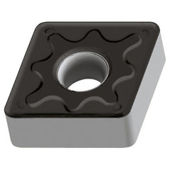 CNMG 433 Double-sided|G WKK10S, 3/64″ Corner Radius, 3/16″ Thick, 1/2″ Inscribed Circle, 80° Diamond, Turning Indexable Insert - USA Tool & Supply