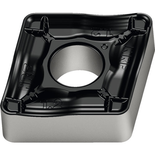 CNMM 433 M|Single-sided WPP05S, 3/64″ Corner Radius, 3/16″ Thick, 1/2″ Inscribed Circle, 80° Diamond, Turning Indexable Insert - USA Tool & Supply