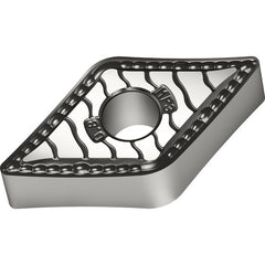 DNMG 432 Double-sided|G WPP10S, 1/32″ Corner Radius, 3/16″ Thick, 1/2″ Inscribed Circle, 55° Diamond, Turning Indexable Insert - USA Tool & Supply