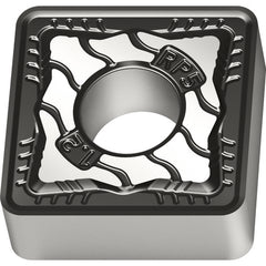 SNMG 432 Double-sided|G WPP20S, 1/32″ Corner Radius, 3/16″ Thick, 1/2″ Inscribed Circle, Square, Turning Indexable Insert - USA Tool & Supply