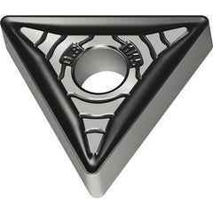 TNMG 331 G|Double-sided WKK10S, 1/64″ Corner Radius, 3/16″ Thick, 3/8″ Inscribed Circle, 60° Triangle, Turning Indexable Insert - USA Tool & Supply