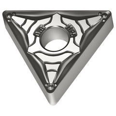 TNMG 431 Double-sided|G WPP10S, 1/64″ Corner Radius, 3/16″ Thick, 1/2″ Inscribed Circle, 60° Triangle, Turning Indexable Insert - USA Tool & Supply