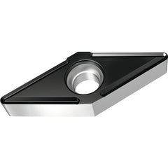 VBMT 331 T|Single-sided WPP20S, 1/64″ Corner Radius, 3/16″ Thick, 3/8″ Inscribed Circle, 35° Diamond, Turning Indexable Insert - USA Tool & Supply