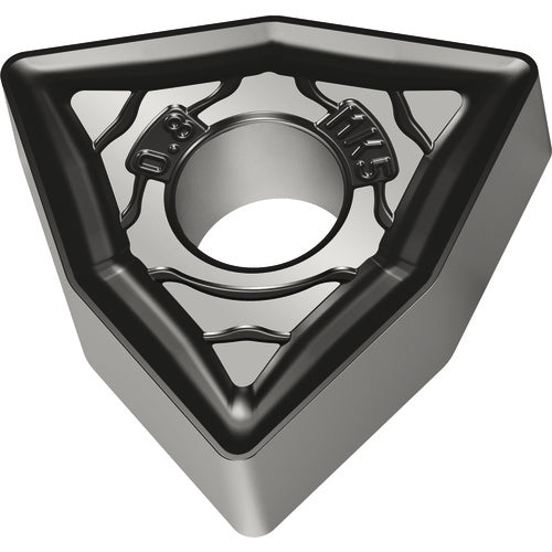 WNMG 433 Double-sided|G WKK20S, 3/64″ Corner Radius, 3/16″ Thick, 1/2″ Inscribed Circle, 80° Trigon, Turning Indexable Insert - USA Tool & Supply