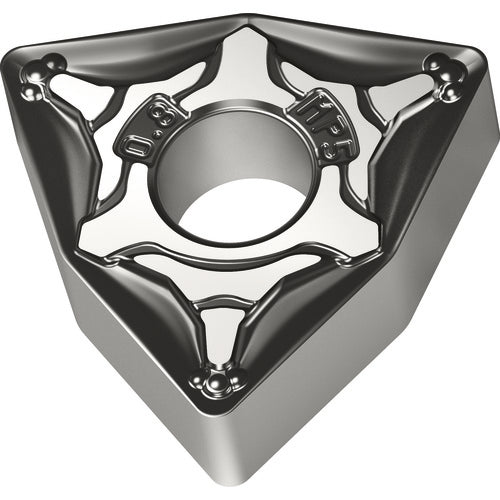 WNMG 431 G|Double-sided WPP20S, 1/64″ Corner Radius, 3/16″ Thick, 1/2″ Inscribed Circle, 80° Trigon, Turning Indexable Insert - USA Tool & Supply