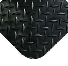 Diamond-Plate Select 15/16" x 2' x 3' Black Work Mat - USA Tool & Supply