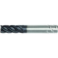 5/8x5/8x1-5/8x3-1/2 .030R 5FL Carbide End Mill-Round Shank-AlTiN - USA Tool & Supply