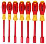 Insulated Nut Driver Inch Set Includes: 3/16" - 1/2". 7 Pieces - USA Tool & Supply
