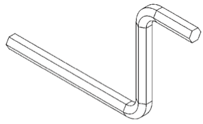 HEX Wrench (3/16) - Snap Jaws - Part #  4CRANK - USA Tool & Supply