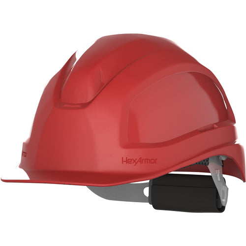 XP200E - Red - Non-Vented - Long Brim