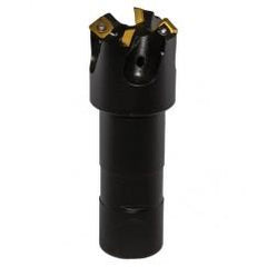 1-1/2" Dia. - 1" Shank 5" OAL  45 Degree Indexable End Mill - Uses SEHX 43 Inserts - USA Tool & Supply