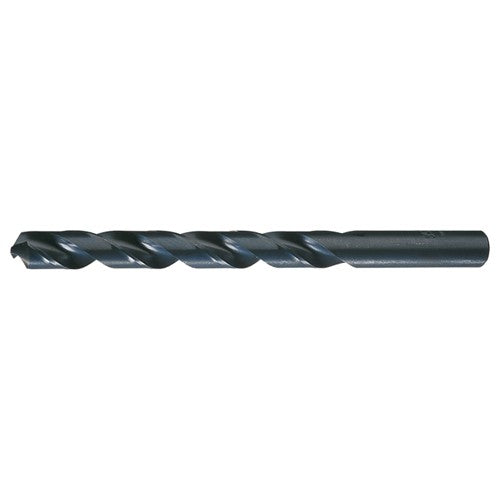 9.50mm RHS / RHC HSS 118 Degree Radial Point General Purpose Jobber Length Drill - Steam Oxide - Exact Industrial Supply