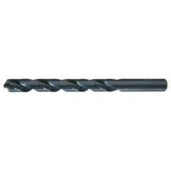 9.80mm RHS / RHC HSS 118 Degree Radial Point General Purpose Jobber Length Drill - Steam Oxide - Exact Industrial Supply