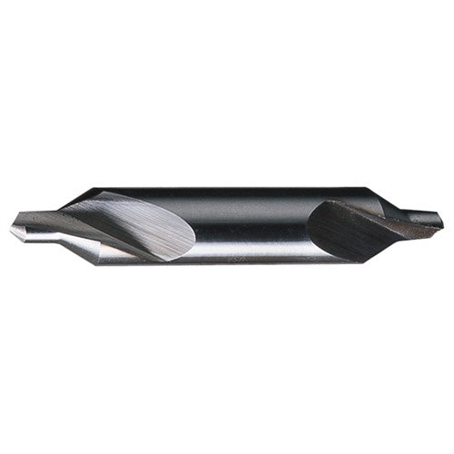 #3 × 2″ OAL 60 Degree Carbide Plain Center Drill Bright - Exact Industrial Supply