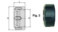 ER25-DIN 6499 Top Clamping Nut - USA Tool & Supply