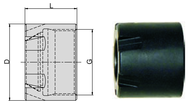 ER25M Top Clamping Nut -Mini - USA Tool & Supply